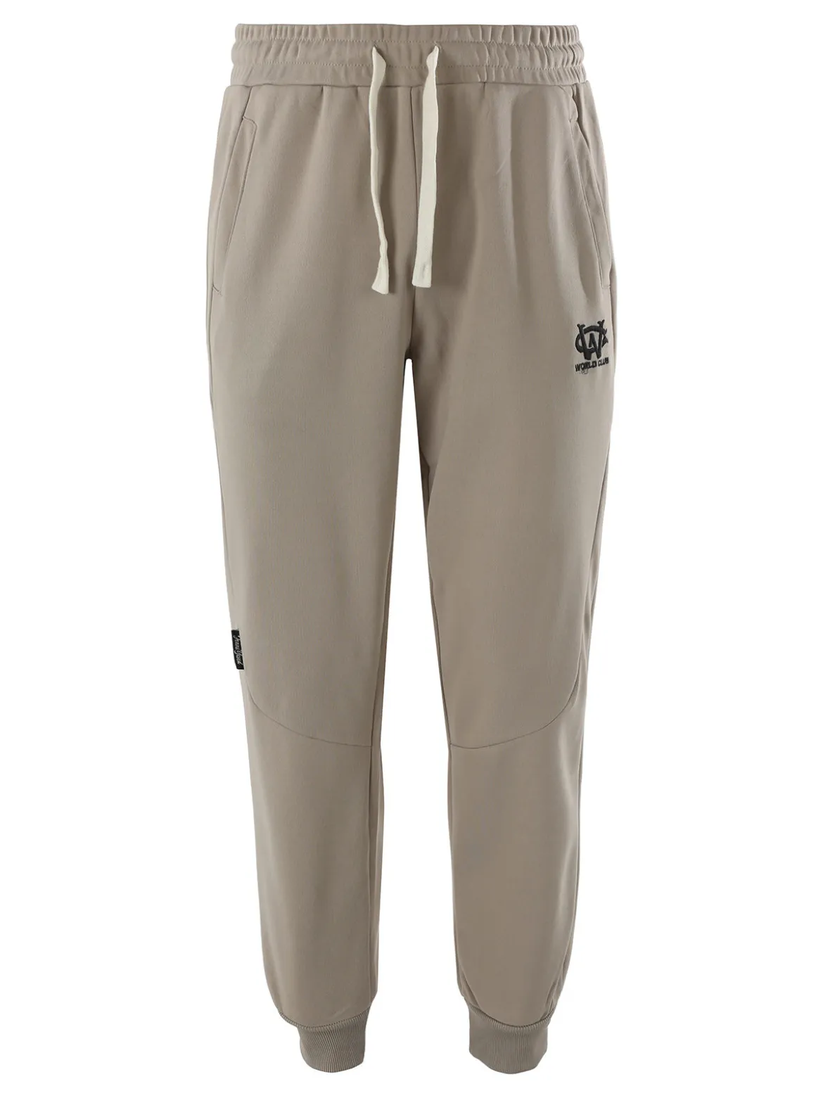Jeans Yesed Pantaloni sportivi da uomo con coulisse e polsini - fango