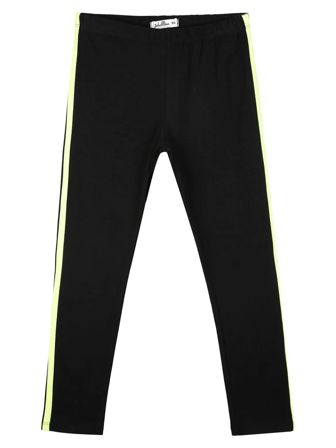 Jebellina Leggings da bambina con striscia laterale