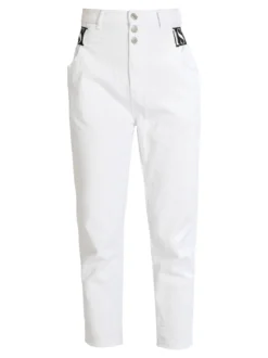 Jessy'S Chic Jeans bianco donna con cavallo basso