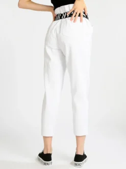 Jessy'S Chic Jeans bianco donna con cavallo basso