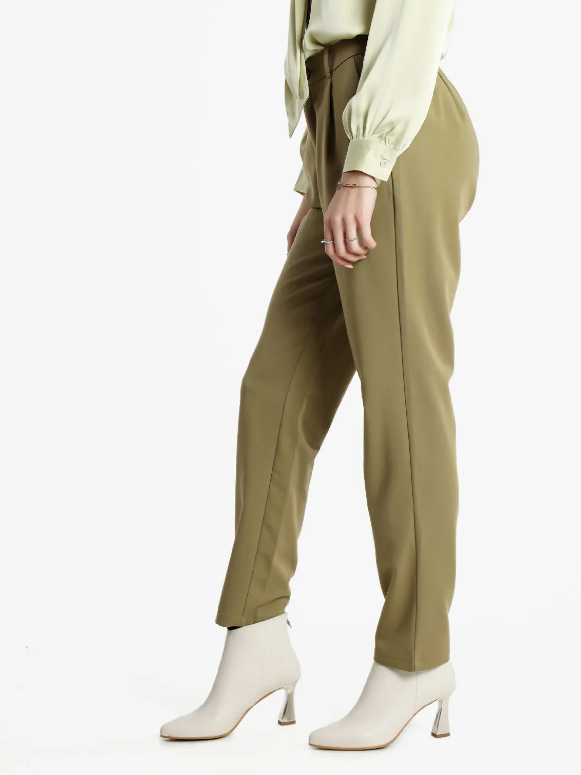 Jmzy Orignal Design Pantaloni donna a vita alta gamba dritta