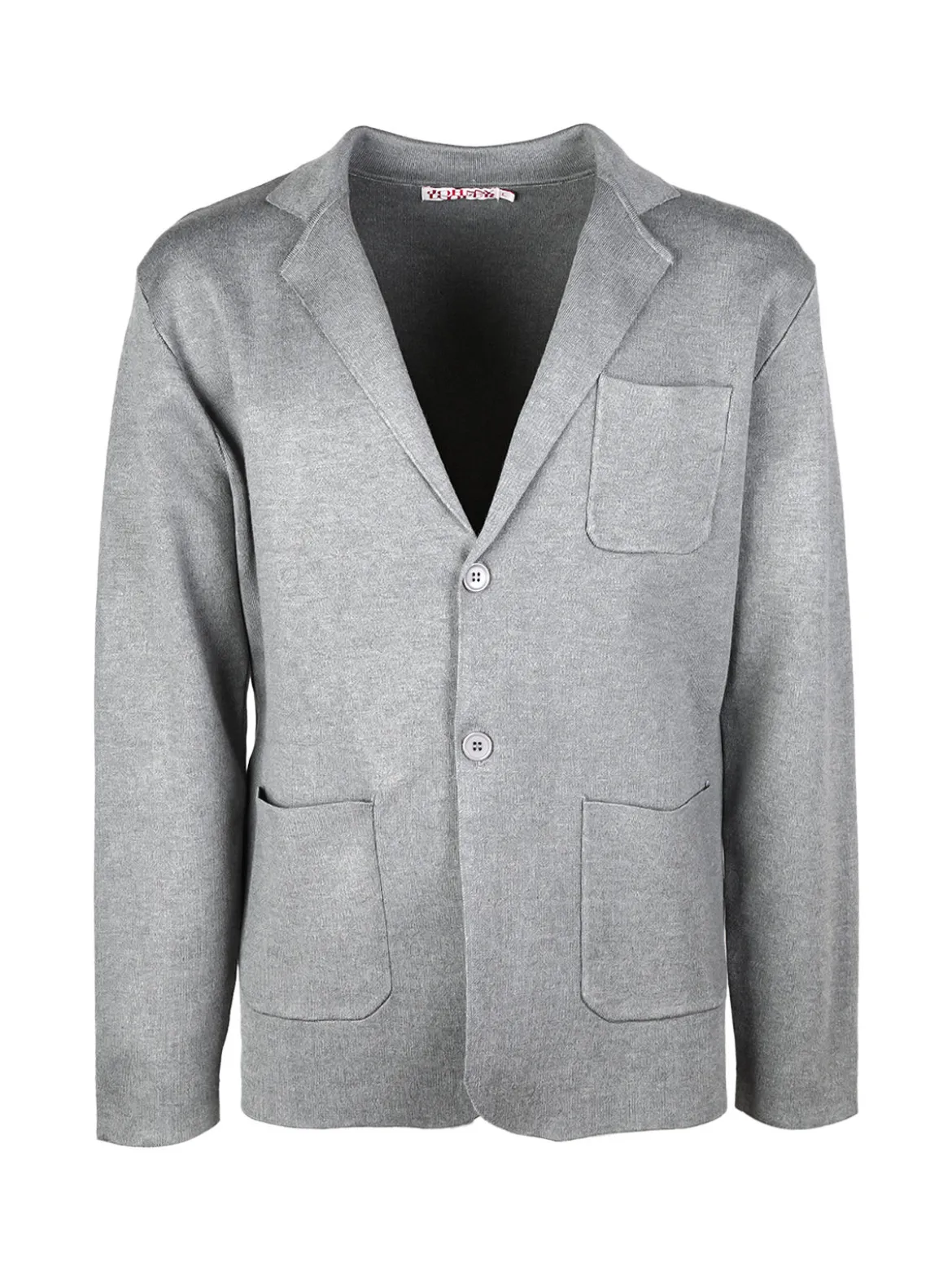 Johnny Looper Blazer da uomo in maglia con bottoni