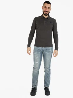 Johnny Looper Jeans uomo slim fit con strappi