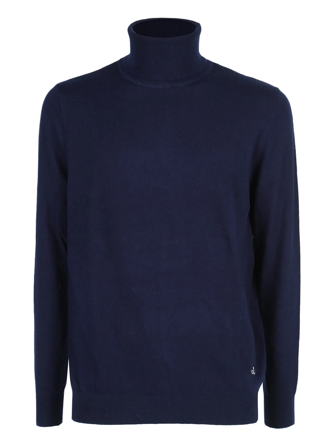 Johnny Looper Maglione dolcevita da uomo in misto lana - blu scuro
