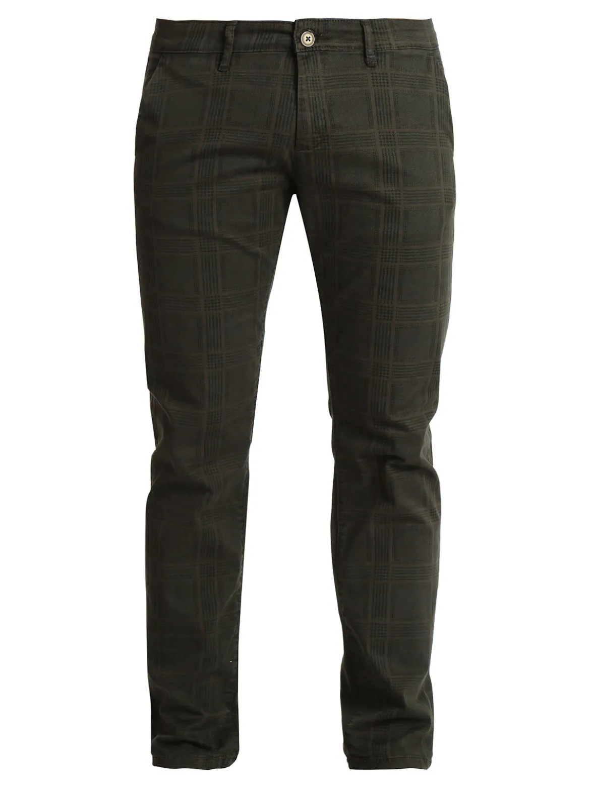 Johnny Looper Pantaloni da uomo slim fit a quadri