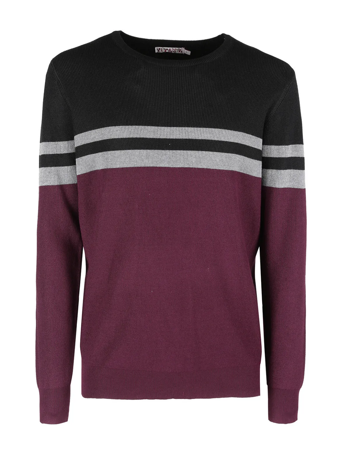Johnny Looper Pullover girocollo da uomo a costine