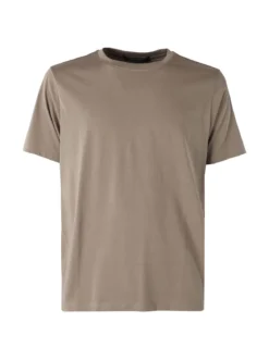 Johnny Looper T-shirt girocollo da uomo in cotone - taupe