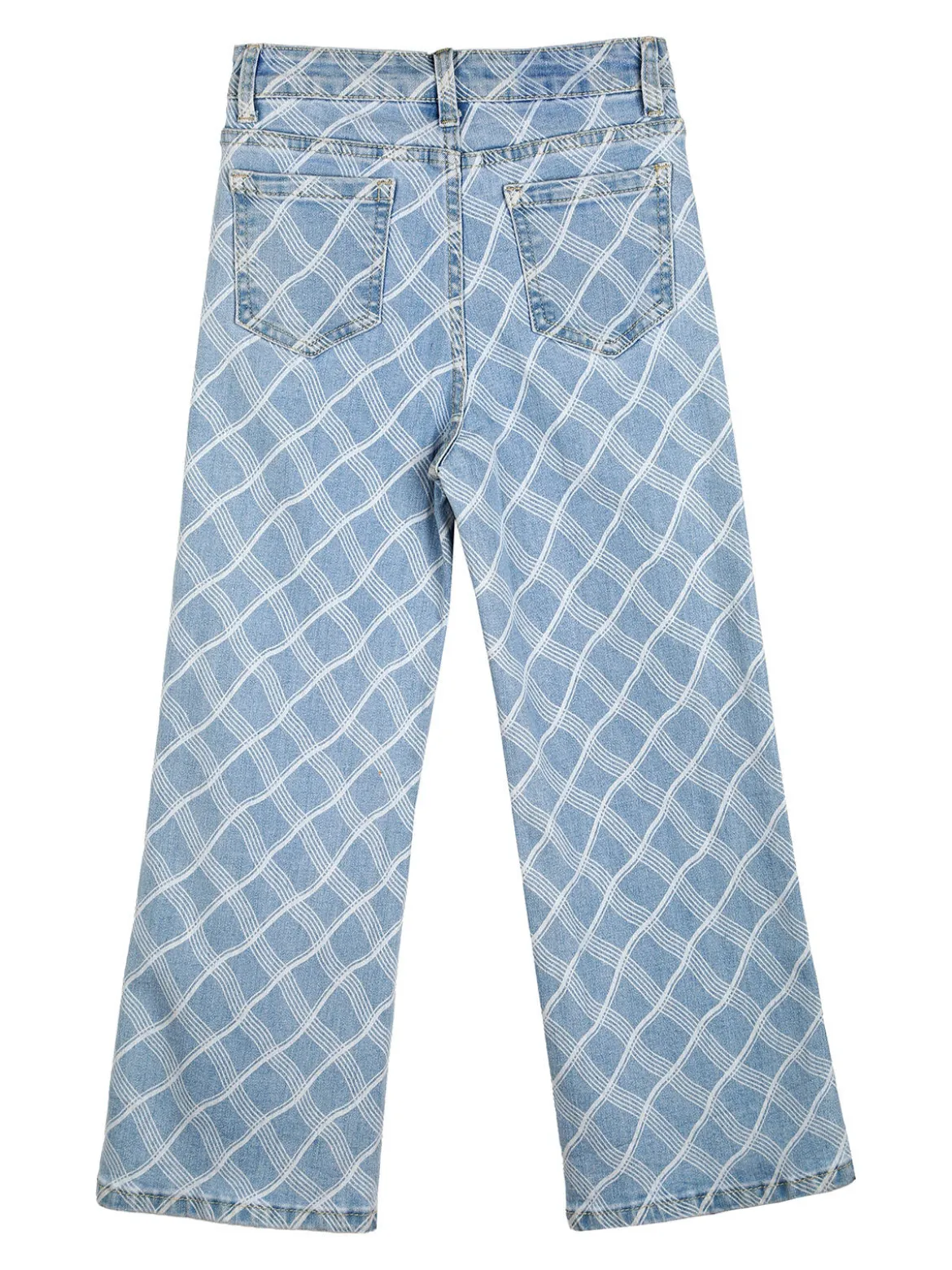 J Y Jeans da bambina geometrici a gamba dritta - jeans