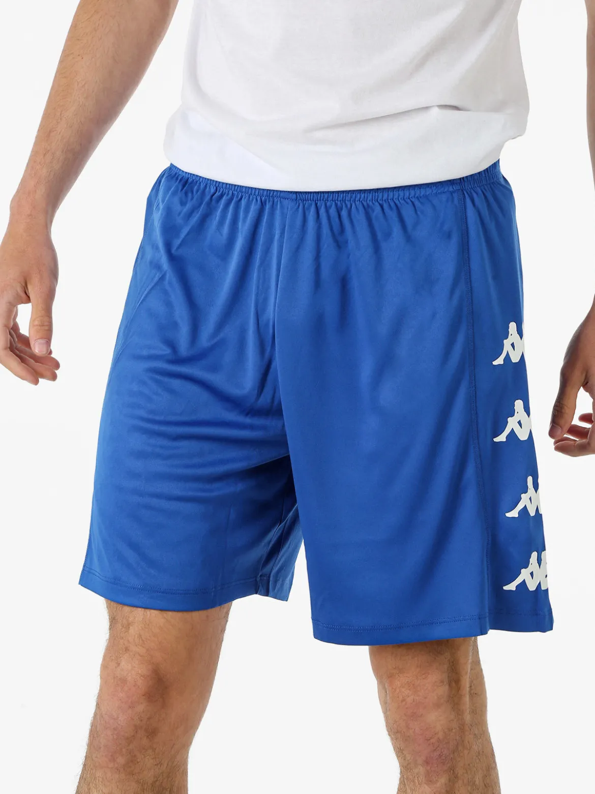Kappa Bermuda sportivi da uomo con logo - blu
