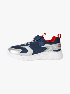 Kappa BREEZE Sneakers da bambino sportive in mesh con cinturino a strappo - blu scuro