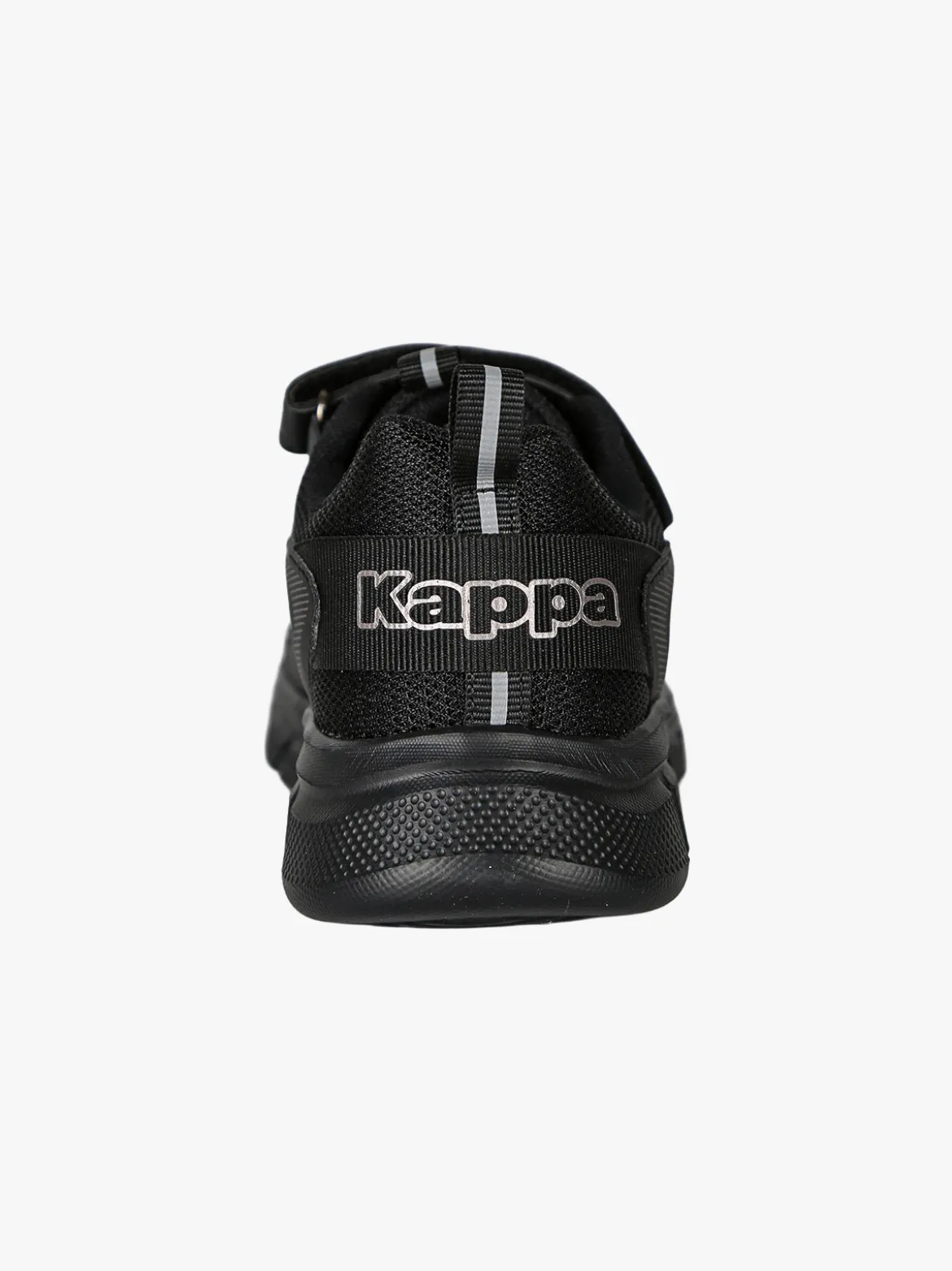 Kappa BREEZE Sneakers da bambino sportive in mesh con cinturino a strappo - nero