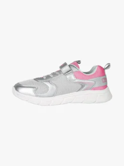 Kappa BREEZE Sneakers sportive da ragazza con cinturino a strappo - argento