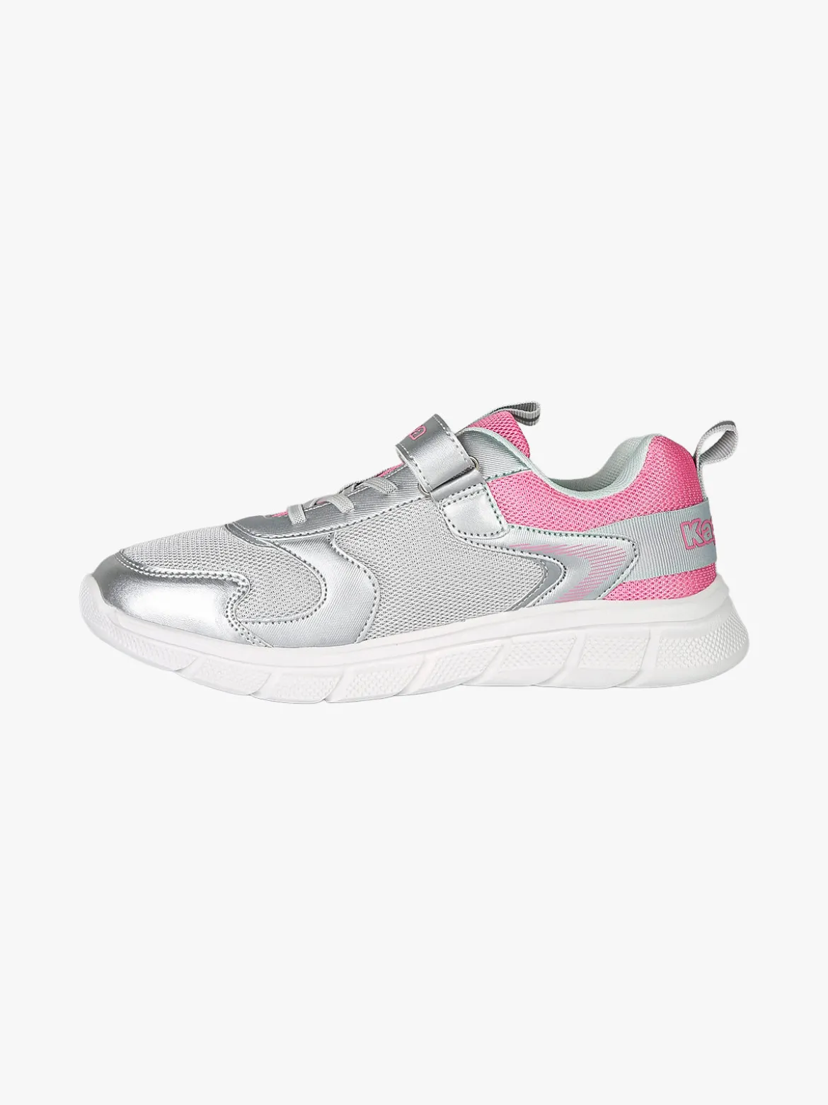 Kappa BREEZE Sneakers sportive da ragazza con cinturino a strappo - argento