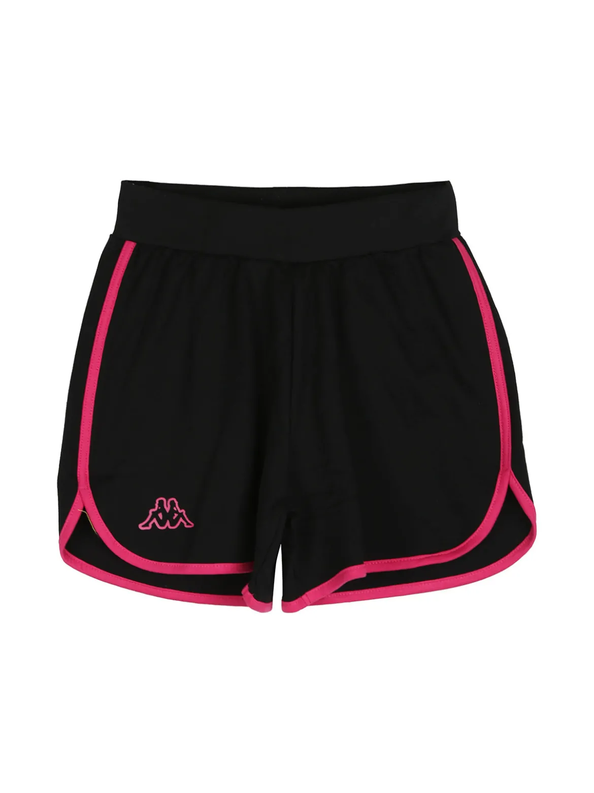 Kappa Completo corto da bambina con t-shirt cropped e shorts - bianco