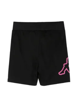 Kappa Completo corto da bambina in cotone con t-shirt e shorts - bianco