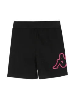 Kappa Completo corto da ragazza in cotone con t-shirt e shorts - turchese