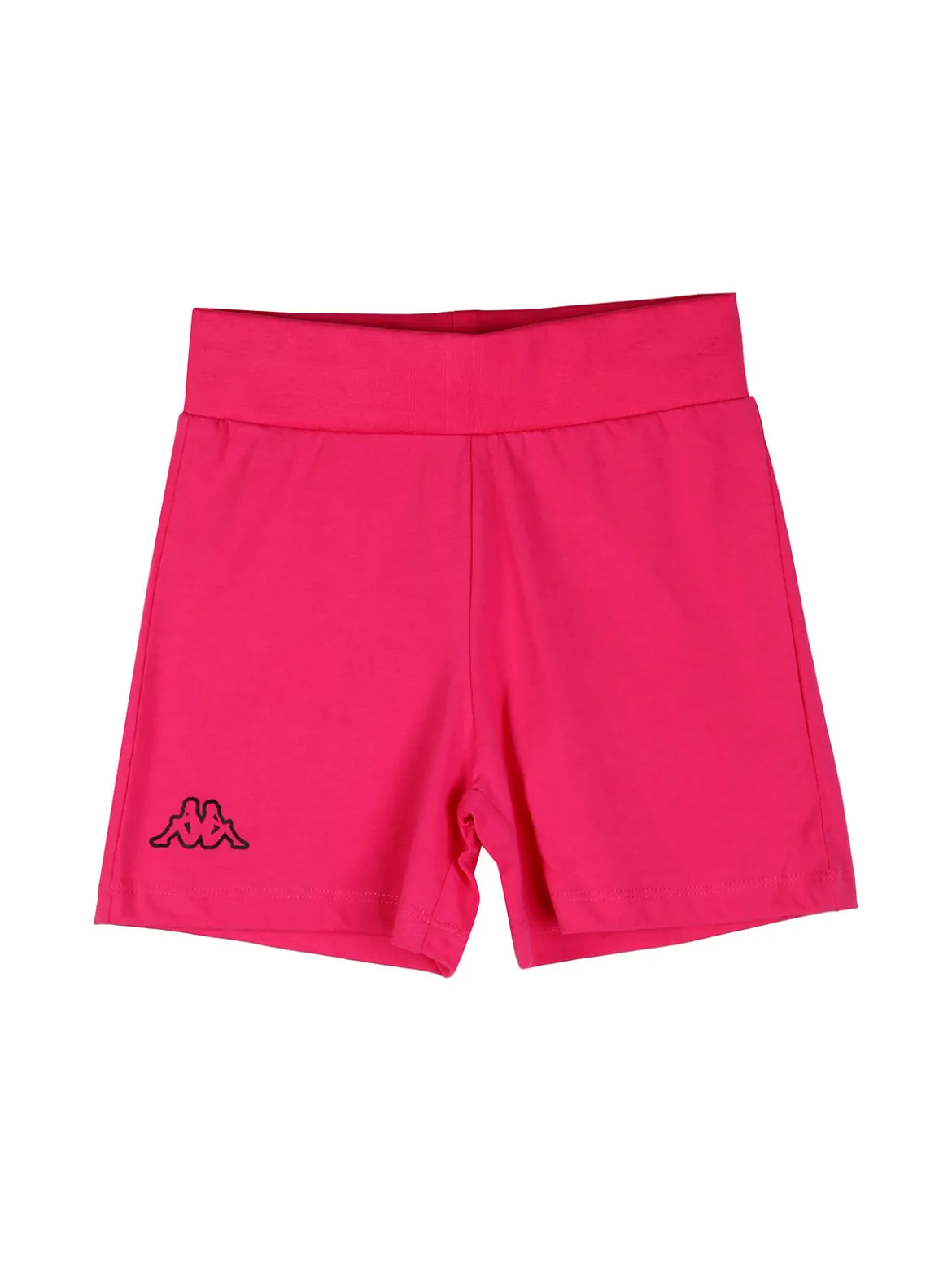 Kappa Completo corto da ragazza in cotone con t-shirt mimetica e shorts - fucsia