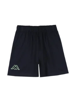Kappa Completo corto da ragazzo in cotone con logo - blu