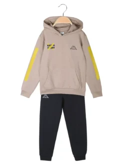 Kappa Completo da bambino 2 pezzi con cappuccio - sabbia