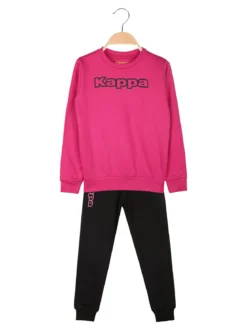 Kappa Completo girocollo da bambina 2 pezzi - fucsia