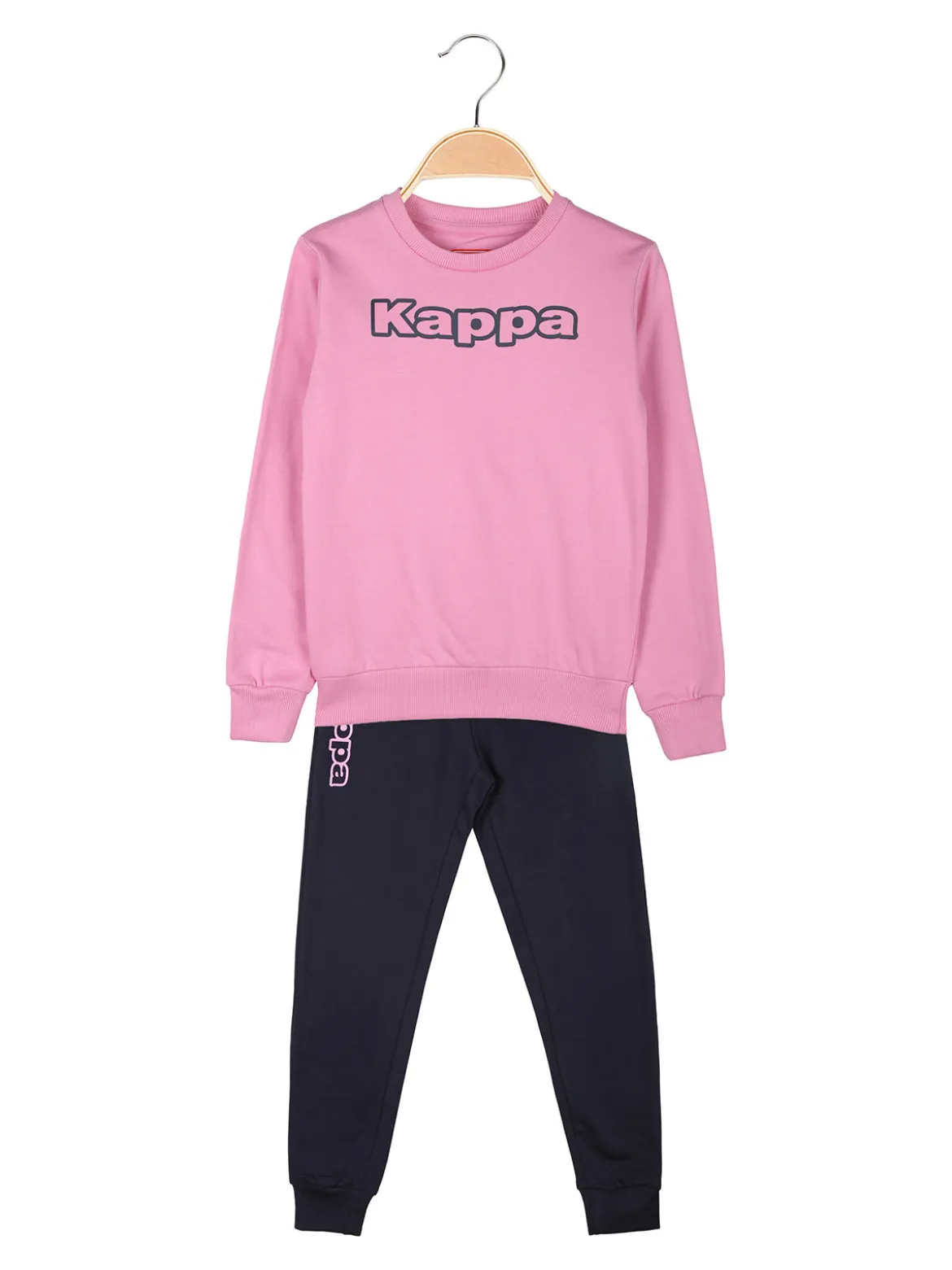 Kappa Completo girocollo da bambina 2 pezzi - rosa