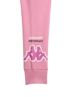 Kappa Completo tuta cropp 2 pezzi da bambina con cappuccio - rosa