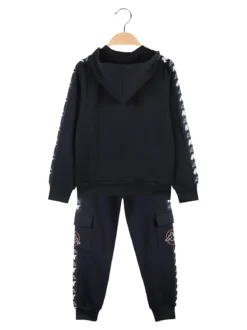 Kappa Completo tuta da bambino con cappuccio e zip