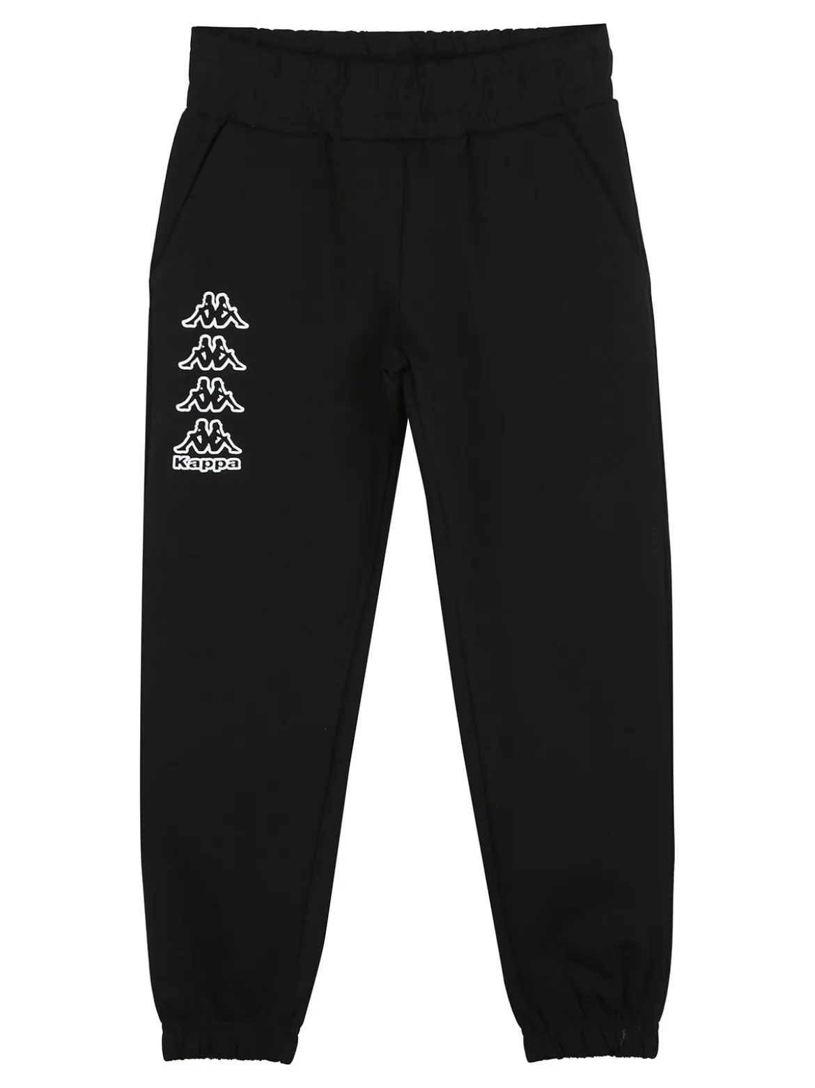Kappa Completo tuta da ragazza con felpa cropp e pantaloni in cotone - rosa