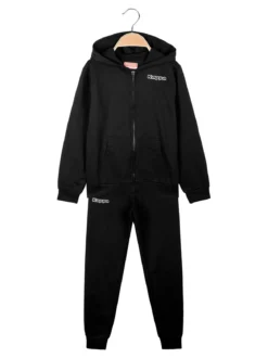 Kappa Completo tuta da ragazzo con cappuccio e zip