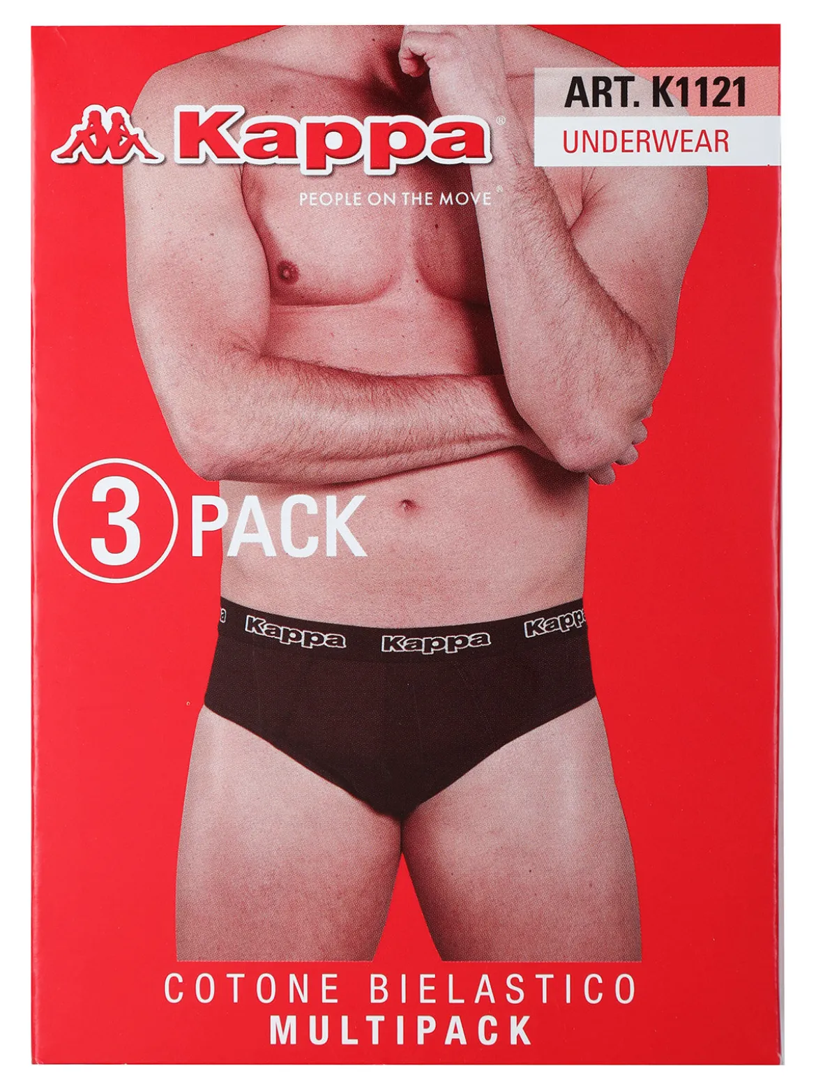 Kappa Confezione 3 pezzi slip da uomo
