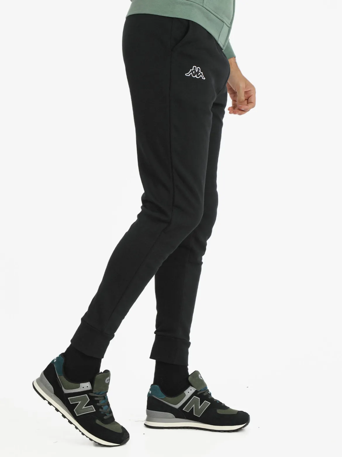 Kappa Pantaloni sportivi uomo in cotone felpato