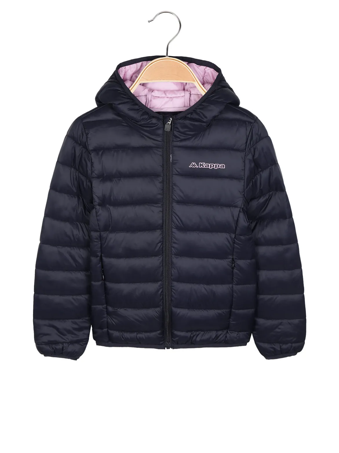 Kappa Piumino da bambina con cappuccio