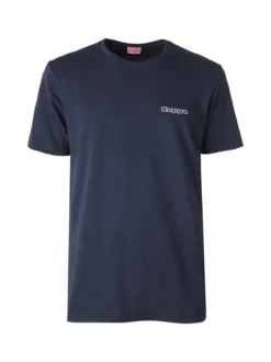 Kappa T-shirt da uomo con logo - blu scuro
