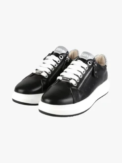 Keys Sneakers donna stringate con zip laterali e dettagli glitter