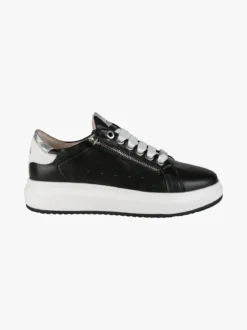 Keys Sneakers donna stringate con zip laterali e dettagli glitter