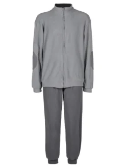 Kissimo Pigiama in pile da uomo full zip