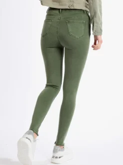 Kiss Pink Pantaloni donna elasticizzati con strappi
