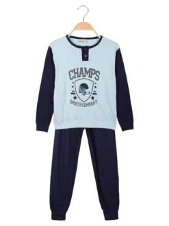 Kotton Pigiama lungo da bambino in cotone