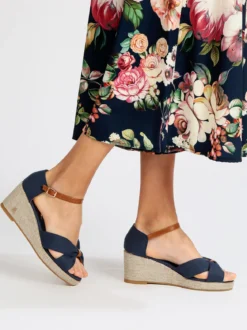 Lancetti Sandali donna con zeppa
