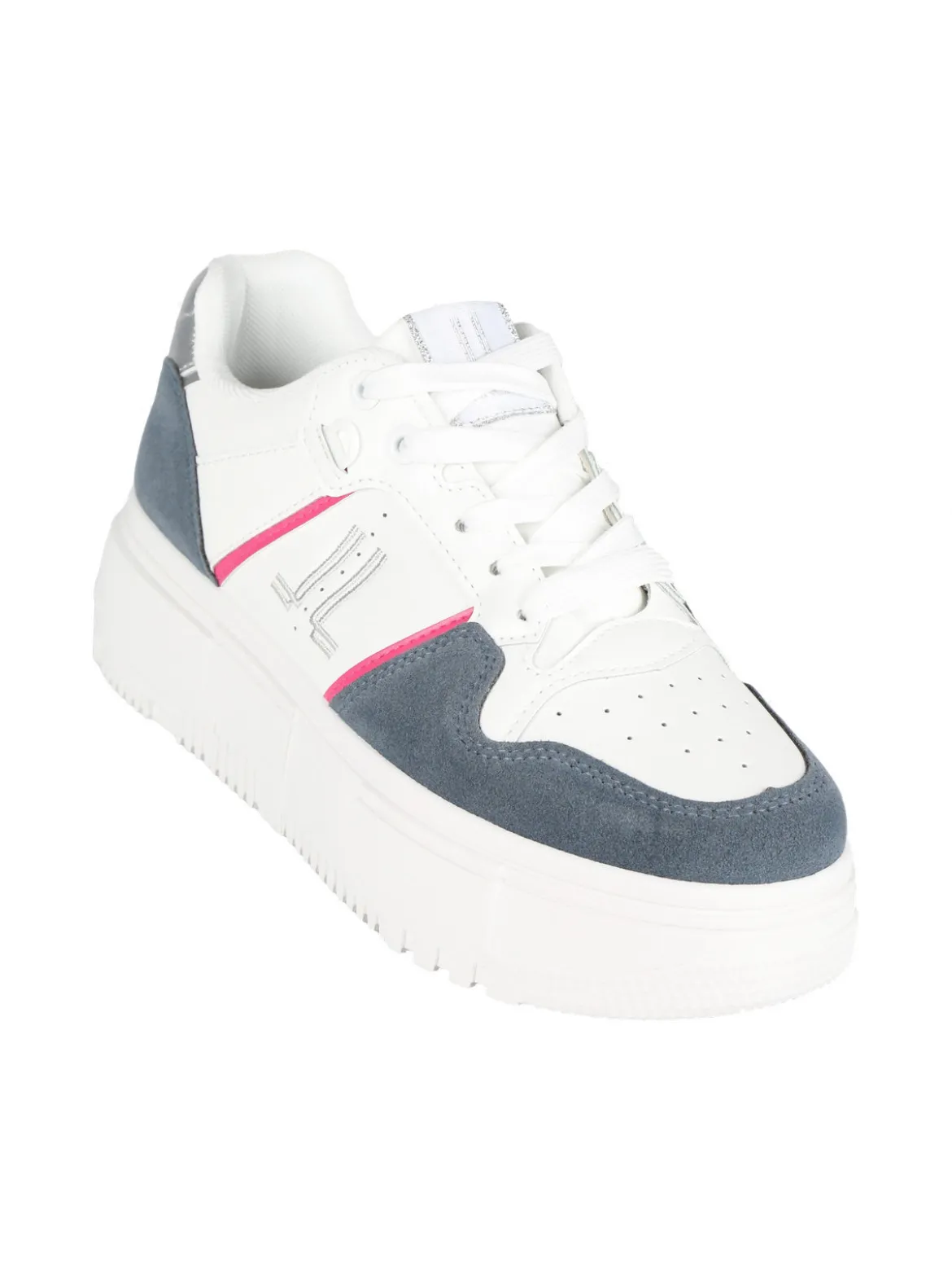 Lancetti Sneakers donna stringata con platform
