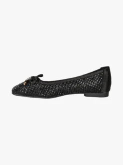 Laura Biagiotti Ballerine donna in tulle con strass - nero