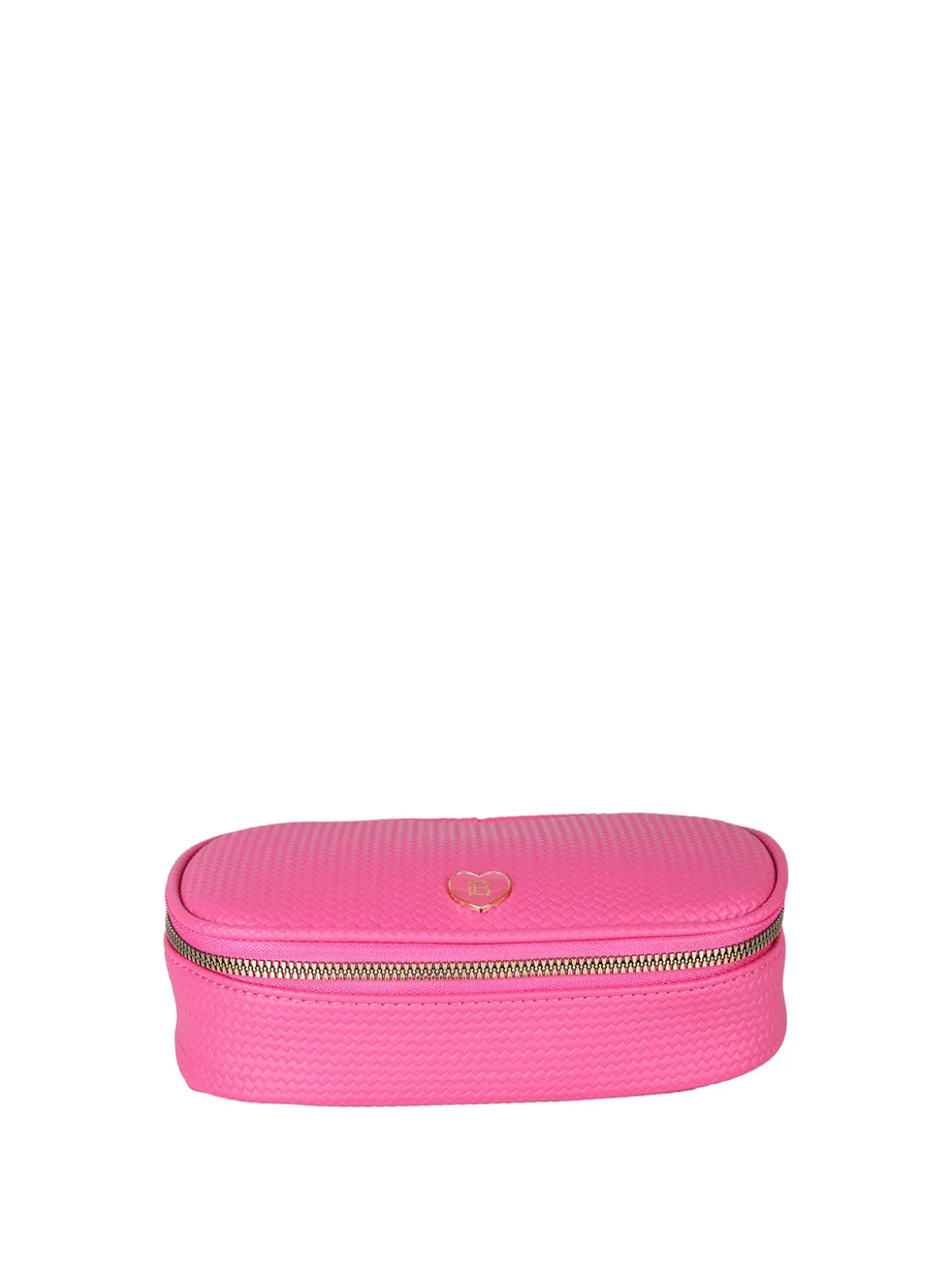 Laura Biagiotti Beauty case da donna in ecopelle con zip - fucsia