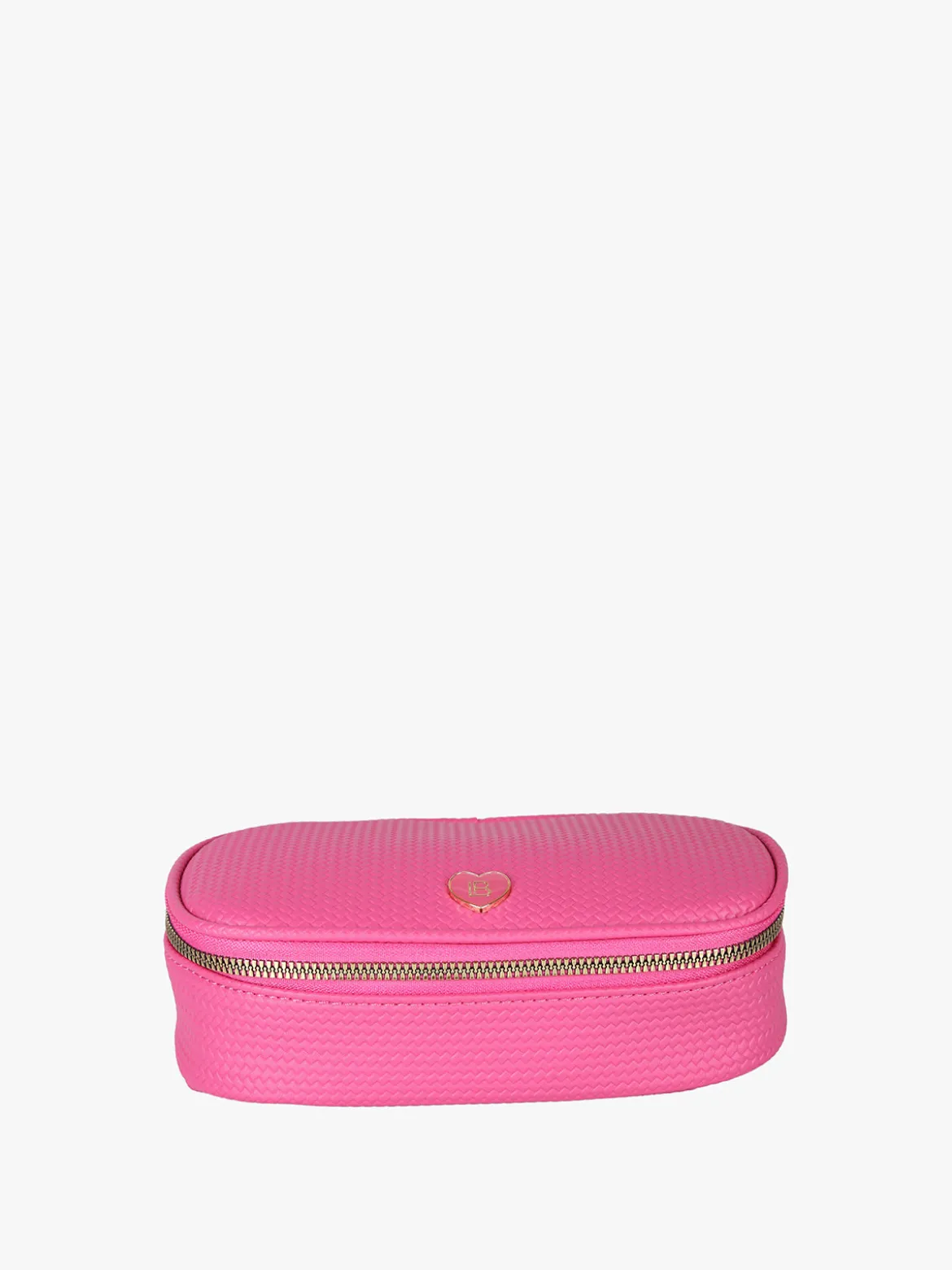 Laura Biagiotti Beauty case da donna in ecopelle con zip - fucsia