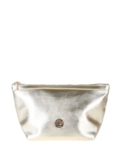 Laura Biagiotti Beauty case medio con logo - oro