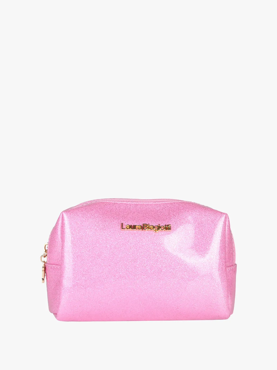 Laura Biagiotti Beauty case piccolo glitterato - rosa