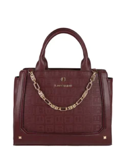 Laura Biagiotti Borsa donna mini tote con catena - bordeaux