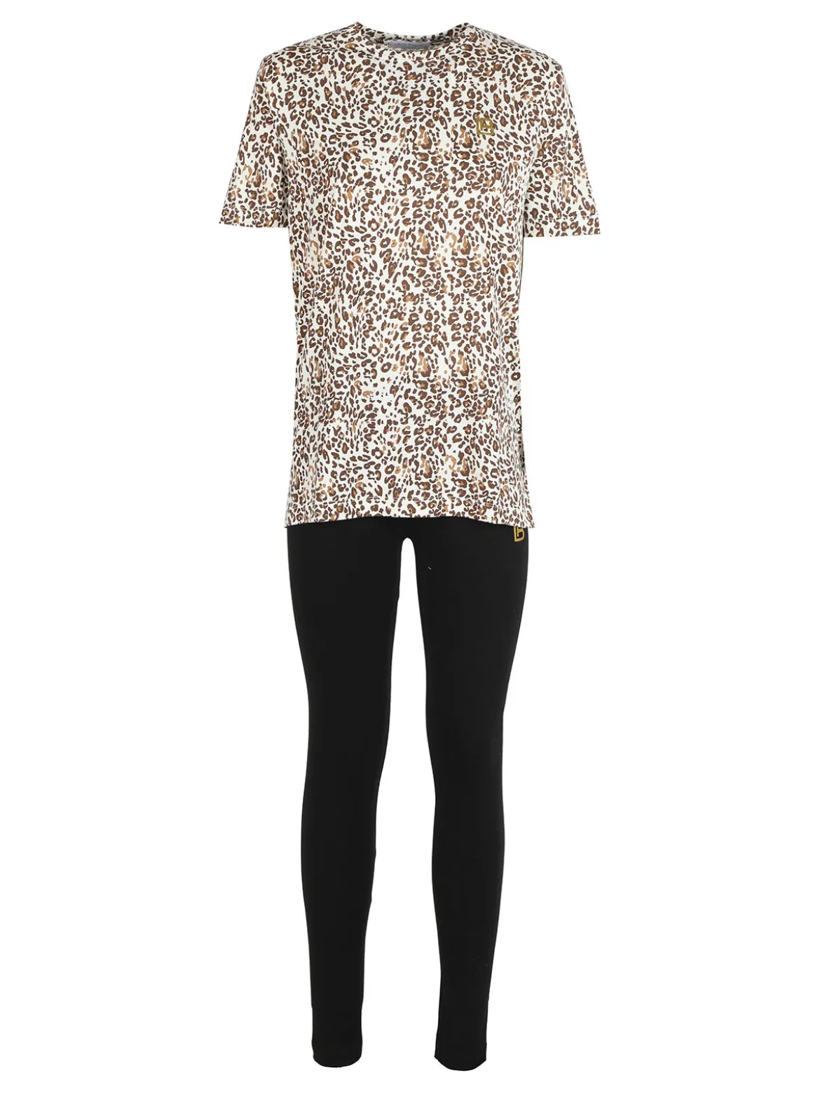 Laura Biagiotti Coordinato donna maculato con t-shirt e leggings