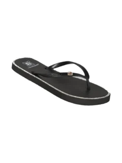 Laura Biagiotti Infradito donna da mare con strass - nero