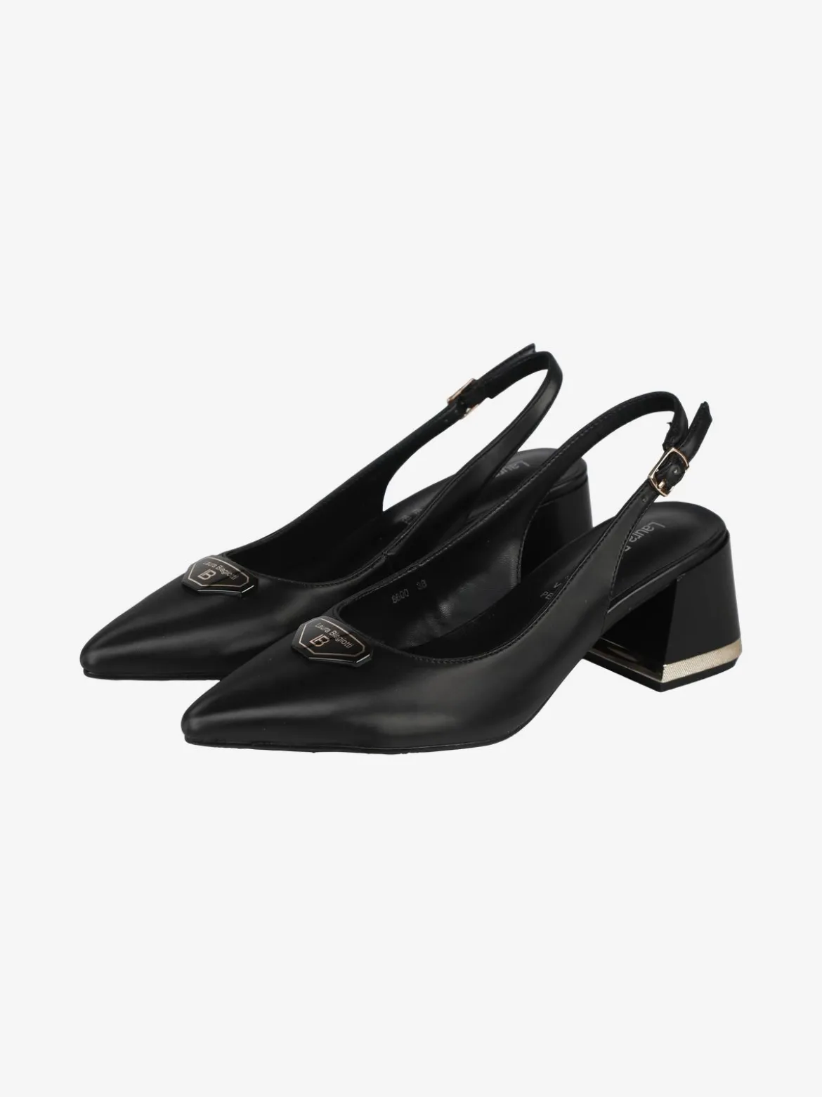 Laura Biagiotti Slingback donna a punta con tacco e cinturino con fibbia