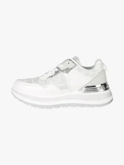 Laura Biagiotti Sneakers da donna con paltform e glitter - bianco